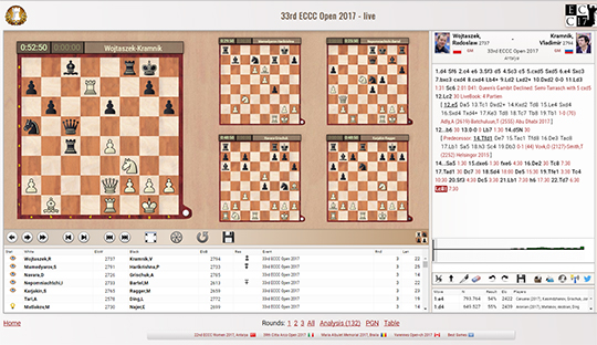 chessbase reader how to access live chessbase database